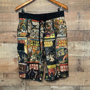 🌻Star Wars Men’s Board Shorts Swim Trunks size Medium